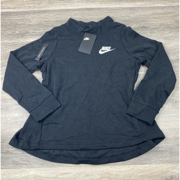 Nike Other - Nike girls sportswear premium essential crew pullover Black NWT SZ LG 940344-010